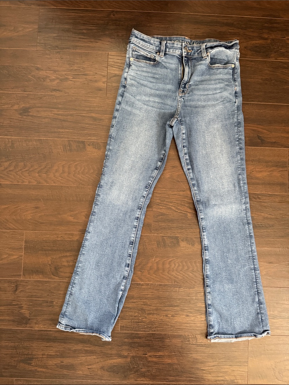 American Eagle High Rise Skinny Kick Jeans